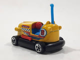 2014 Hot Wheels HW Race Track Aces Bump Around Yellow Die Cast Toy Amusement Park Fair Ride Bumper Car Vehicle