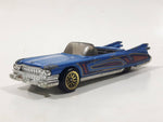 1997 Hot Wheels 1959 Cadillac Eldorado Convertible Blue Die Cast Toy Car Vehicle