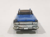 1997 Hot Wheels 1959 Cadillac Eldorado Convertible Blue Die Cast Toy Car Vehicle