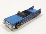 1997 Hot Wheels 1959 Cadillac Eldorado Convertible Blue Die Cast Toy Car Vehicle