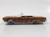 2003 Hot Wheels Dragon Wagons '64 Lincoln Continental Convertible Metalflake Gold Die Cast Toy Car Vehicle