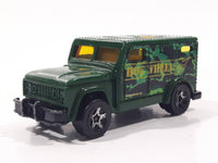 2006 Hot Wheels Urban Armored Truck Green Die Cast Toy Car Vehicle with Opening Rear Door