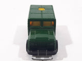 2006 Hot Wheels Urban Armored Truck Green Die Cast Toy Car Vehicle with Opening Rear Door