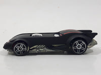 2011 Hot Wheels Track Stars The Batman Batmobile Animated Series Flat Black Die Cast Toy Character Car Vehicle