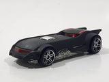 2011 Hot Wheels Track Stars The Batman Batmobile Animated Series Flat Black Die Cast Toy Character Car Vehicle