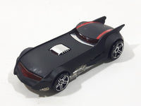 2011 Hot Wheels Track Stars The Batman Batmobile Animated Series Flat Black Die Cast Toy Character Car Vehicle