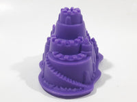 SML Spin Master Kinetics Sand Castle Purple Plastic Toy 3 3/4" Long