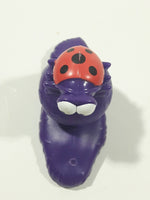 2017 McDonald's Peyo The Smurfs The Lost Village Ladybug Insect Bug Purple 1 3/8" Tall Plastic Toy Figure