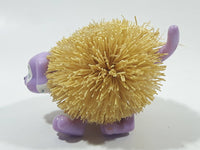 1998 Kooshie Koos Cuddly Pets "Fletcher" Purple Dog 3" Long Toy Figure