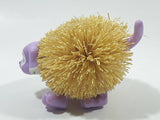 1998 Kooshie Koos Cuddly Pets "Fletcher" Purple Dog 3" Long Toy Figure