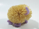 1998 Kooshie Koos Cuddly Pets "Fletcher" Purple Dog 3" Long Toy Figure