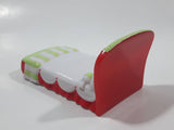2008 Hasbro TCFC Strawberry Shortcake Bed 3 1/8" Long Plastic Toy Dollhouse Furniture