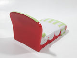 2008 Hasbro TCFC Strawberry Shortcake Bed 3 1/8" Long Plastic Toy Dollhouse Furniture