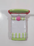 2008 Hasbro TCFC Strawberry Shortcake Bed 3 1/8" Long Plastic Toy Dollhouse Furniture