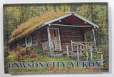 Dawson City Yukon Robert Service Cabin 2" x 3" Clear Resin Fridge Magnet