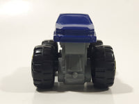 2012 McDonald's Team Hot Wheels Monster Truck Blue Plastic Toy Car Vehicle