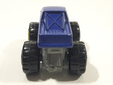 2012 McDonald's Team Hot Wheels Monster Truck Blue Plastic Toy Car Vehicle