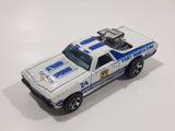 2011 Hot Wheels HW Main Street 68 El Camino Fort Worth Fire Pearl White Die Cast Toy Car Vehicle