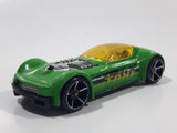 2013 Hot Wheels HW City Works Ballistik Green Die Cast Toy Car Vehicle