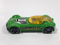 2013 Hot Wheels HW City Works Ballistik Green Die Cast Toy Car Vehicle