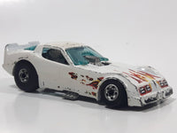 Vintage 1982 Hot Wheels Firebird Funny Car White Die Cast Toy Car Vehicle with Lifting Body