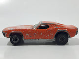 Vintage 1983 Hot Wheels Dixie Challenger Orange Die Cast Toy Car Vehicle