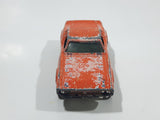 Vintage 1983 Hot Wheels Dixie Challenger Orange Die Cast Toy Car Vehicle