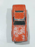 Vintage 1983 Hot Wheels Dixie Challenger Orange Die Cast Toy Car Vehicle