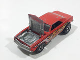 Vintage 1983 Hot Wheels '67 Camaro Red Die Cast Toy Car Vehicle with Opening Hood Hong Kong