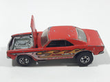 Vintage 1983 Hot Wheels '67 Camaro Red Die Cast Toy Car Vehicle with Opening Hood Hong Kong