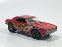 Vintage 1983 Hot Wheels '67 Camaro Red Die Cast Toy Car Vehicle with Opening Hood Hong Kong