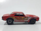 Vintage 1983 Hot Wheels '67 Camaro Red Die Cast Toy Car Vehicle with Opening Hood Hong Kong