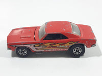 Vintage 1983 Hot Wheels '67 Camaro Red Die Cast Toy Car Vehicle with Opening Hood Hong Kong