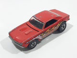 Vintage 1983 Hot Wheels '67 Camaro Red Die Cast Toy Car Vehicle with Opening Hood Hong Kong