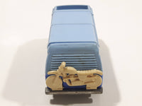 Vintage 1983 Hot Wheels Extra Series Sunagon Blue and Light Blue Die Cast Toy Car Vehicle