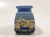 Vintage 1983 Hot Wheels Extra Series Sunagon Blue and Light Blue Die Cast Toy Car Vehicle