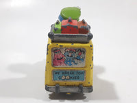 1981, 1983 Playskool The Muppets Sesame Street Blue Cookie Monster Yellow Die Cast Toy Car Vehicle