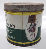 Vintage Macdonald's Export Finest Virginia Cigarette Tobacco 8 oz Metal Tin Can