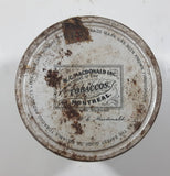 Vintage Macdonald's Export Finest Virginia Cigarette Tobacco 8 oz Metal Tin Can