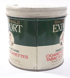 Vintage Macdonald's Export Finest Virginia Cigarette Tobacco 8 oz Metal Tin Can