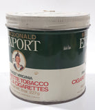Vintage Macdonald's Export Finest Virginia Cigarette Tobacco 8 oz Metal Tin Can