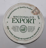 Vintage Macdonald's Export Finest Virginia Cigarette Tobacco 8 oz Metal Tin Can