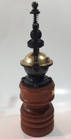 Vintage Style Barz Wood and Copper Finish Metal Coffee Pepper Grinder Mill