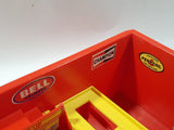 Vintage 1981 Hot Wheels Inside Track Garage Set Red Fold Out Carry Case