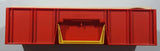 Vintage 1981 Hot Wheels Inside Track Garage Set Red Fold Out Carry Case