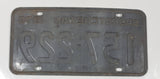Vintage 1970 Saskatchewan Green Lettering White Vehicle License Plate Metal Tags 157-229