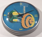 Rare 2003 Villemot Orangina Orange Carbonated Beverage 12 1/2" Diameter Round Wall Clock