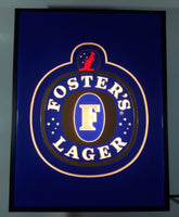 Foster's Lager Beer 13" x 17" Illuminated Light Up Wall Sign