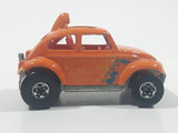 1988 Hot Wheels Color Racers Baja Bug Volkswagen VW Beetle Metallic Orange Brown To Yellow Die Cast Toy Car Vehicle