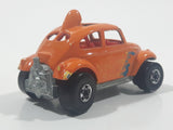 1988 Hot Wheels Color Racers Baja Bug Volkswagen VW Beetle Metallic Orange Brown To Yellow Die Cast Toy Car Vehicle